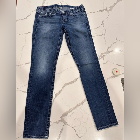 🌸True Religion Skinny Flap Pocket Jeans Size 30🌸 - Picture 5 of 13